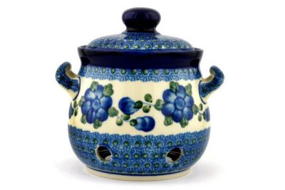 polish pottery Garlic container
