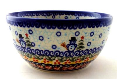 5 inch bowl Polish Pottery
