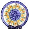 Polish Pottery stoneware 10 inch dinner plate
