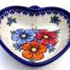 Polish Pottery heart bowl