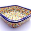 Polish Pottery Baker square deep