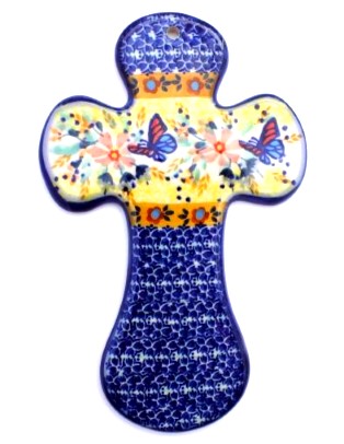 Polish Pottery Cross