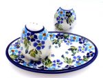 Polish Pottery Zaklady Salt & Pepper Tray