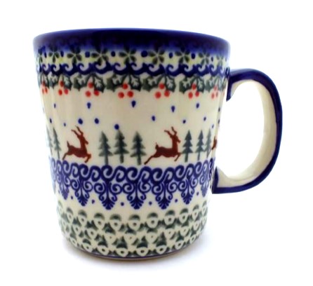 Travel Mug 16 oz Unikat - Color Palette Polish Pottery
