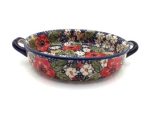 9" Round Baker with Handles Unikat