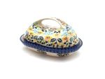 7" Butter Dish with Handle Unikat