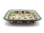 7.75" Square Edged Dish or Tray Unikat