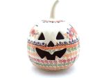 Pumpkin Jack O'Lantern Figurine 7" Tall Unikat
