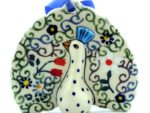 Peacock Ornament 3" Unikat