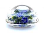 7" Butter Dish with Handle Unikat