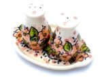 6" Salt and Pepper with Tray-Unikat