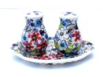 6" Salt and Pepper with Tray-Unikat