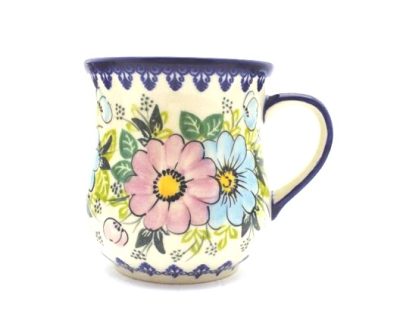 Mug Curved Rim 18 oz Curved Mug - Color Palette Polish Pottery Outlet