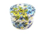 Candle Keepsake Container with Lid Triple Wick Unikat