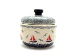 12 oz Round Container with Lid, Sugar Bowl
